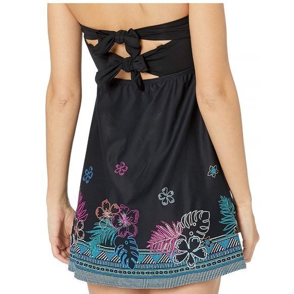 NWT!CoCo Reef Five Way Blk 36/38C Swimdress Black - Picture 5 of 11